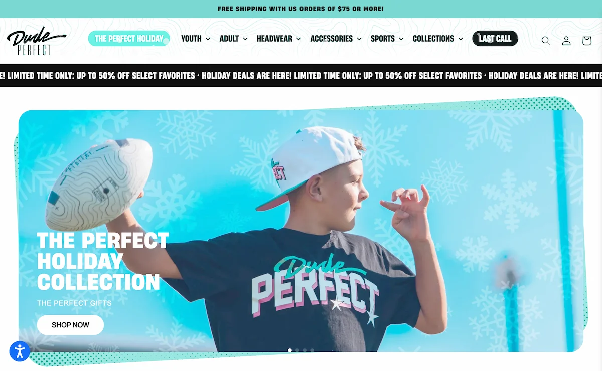 Dude perfect portfolio image