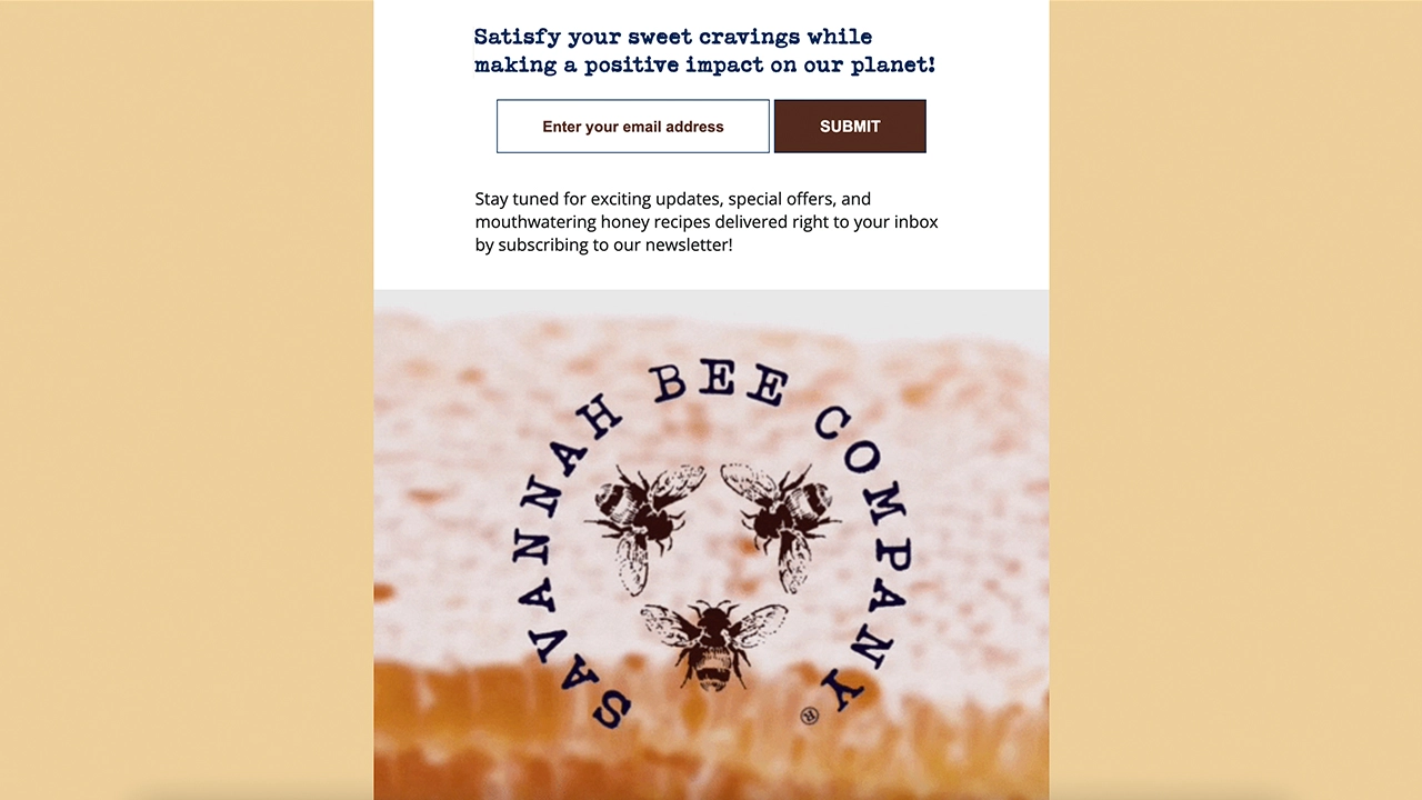 savannahbee product website images